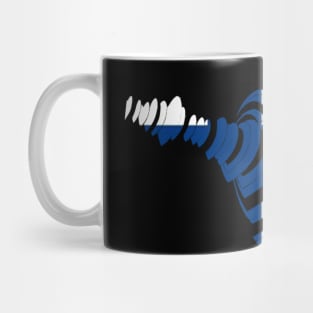 Corazón Bandera Finlandia Eurovisión Mug